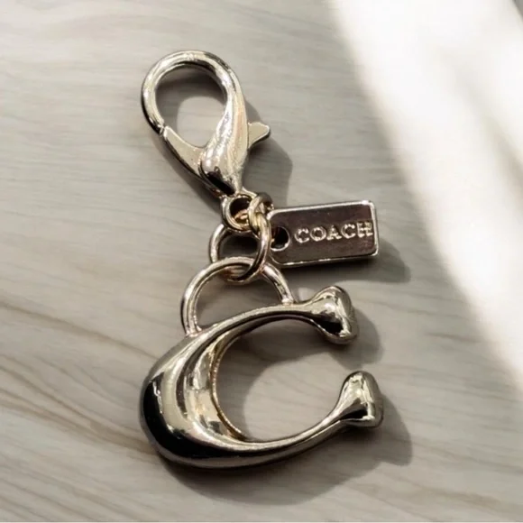 Coach Bag Tag Keychain - Picture 3 of 5